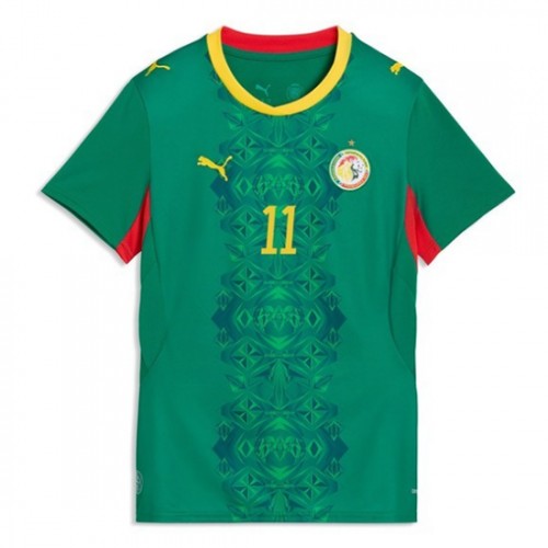 Senegal Nicolas Jackson #11 Bortatröja Dam VM 2026 Kortärmad